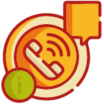 llamada-icono-grande logo de atención al cliente